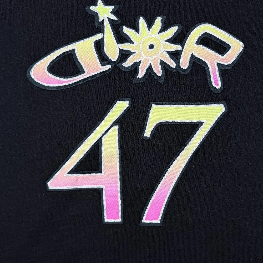 DIOR MEN'S 47 BLACK LEWIS HAMILTON EDITION T-SHIRT SIZE XLARGE REGULAR EXCELLENT - Picture 4 of 10